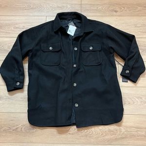 NWT Black Oversized Shacket
